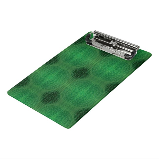 Mini Porte-bloc Acceptation | Médaillons de méditation verte (Angle3)