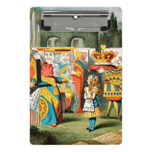 Mini Porte-bloc Alice Aventures Merveilleux Reine de Coeur
