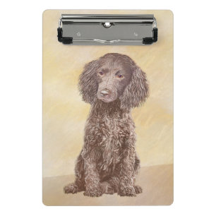 Mini Porte-bloc American Water Spaniel Peinture - Original Dog Art