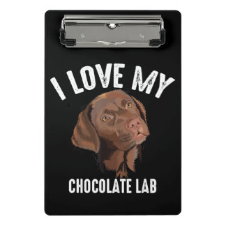 Mini Porte-bloc Amoureux des chiens | J'adore mon laboratoire de c