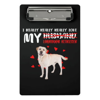 Mini Porte-bloc Amoureux des chiens | J'Aime Vraiment Mon Labrador