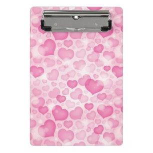 Mini Porte-bloc Arrière - plan avec des coeurs