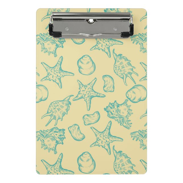 Mini Porte-bloc Arrière - plan avec des coquilles. Tiré par la (Devant)