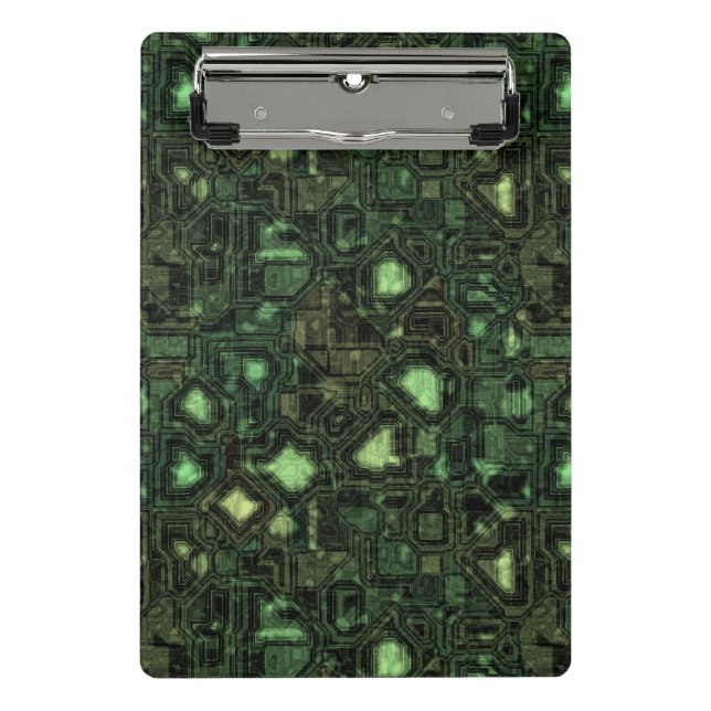 Mini Porte-bloc Arrière - plan de circuit d'ordinateur (Devant)