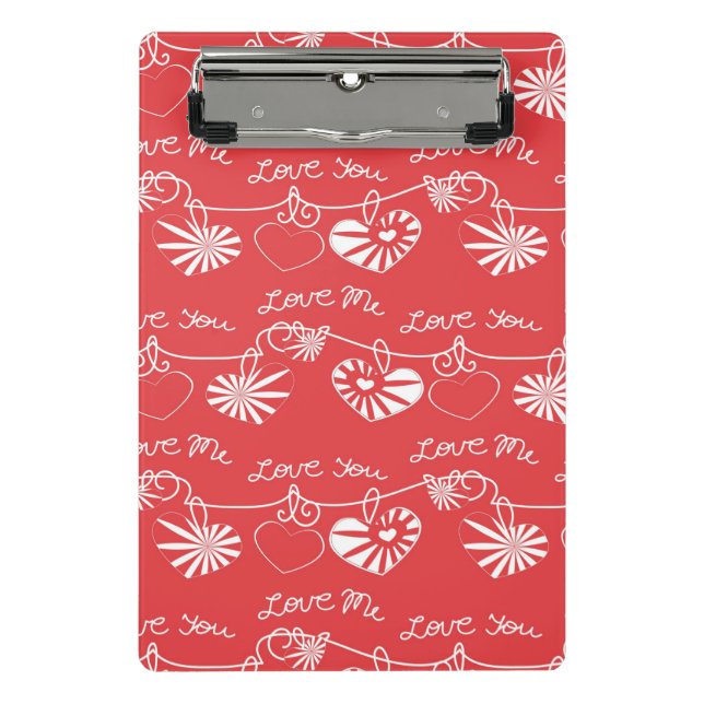 Mini Porte-bloc Arrière - plan de Saint Valentin (Devant)