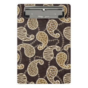 Mini Porte-bloc Arrière - plan de style de Paisley