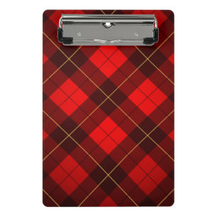 Mini Porte-bloc Arrière - plan de tartan de Wallace