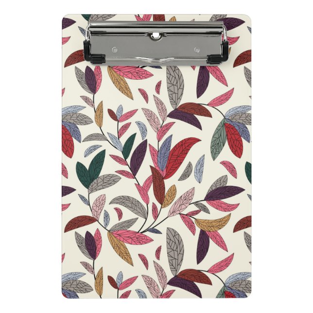 Mini Porte-bloc Arrière - plan floral 2 (Devant)