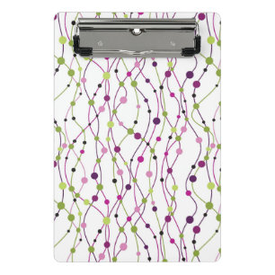 Mini Porte-bloc Arrière - plan multicolore de point