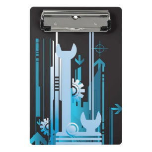 Mini Porte-bloc Arrière - plan tramé technique 3