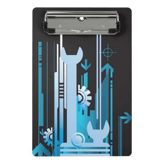 Mini Porte-bloc Arrière - plan tramé technique 3 (Devant)