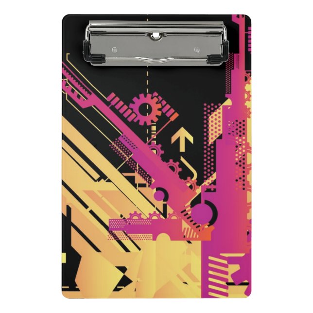 Mini Porte-bloc Arrière - plan tramé technique 7 (Devant)