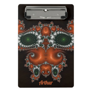 Mini Porte-bloc ARTHUR ~ Design noir, rouge, vert et blanc