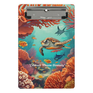 Mini Porte-bloc "Artiste sous-marine"