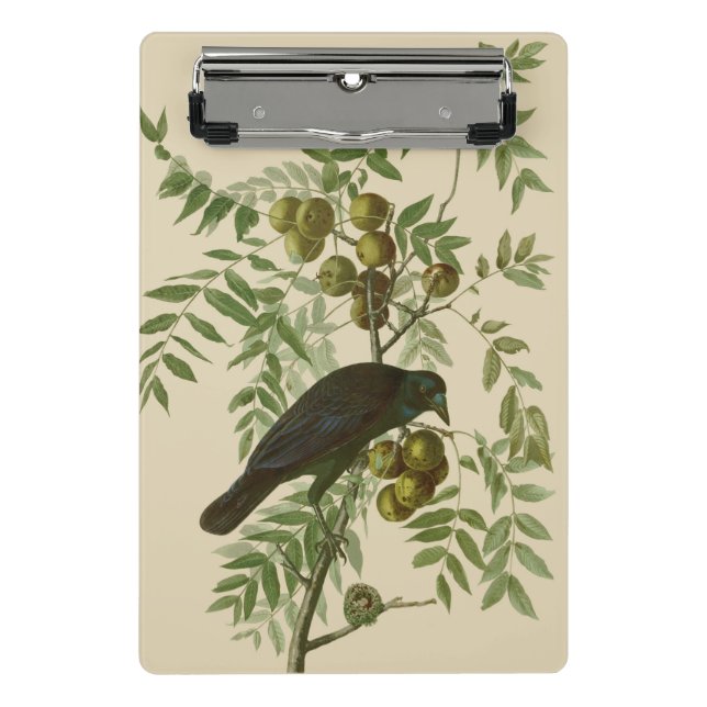 Mini Porte-bloc Audubon American Crow Black Bird (Devant)