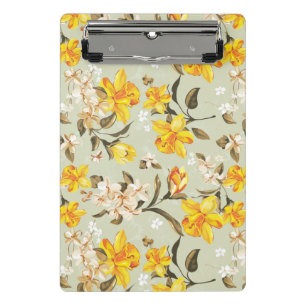 Mini Porte-bloc Beau motif floral lumineux élégant
