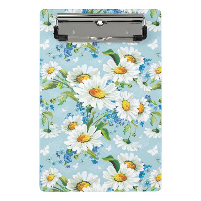 Mini Porte-bloc Beau motif floral lumineux élégant 2 (Devant)