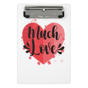 Mini Porte-bloc Beaucoup d'amour, grand coeur