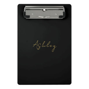 Mini Porte-bloc Black Gold Colours Professionnel tendance Nom mode