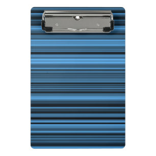 Mini Porte-bloc Bleu - Grandes noires