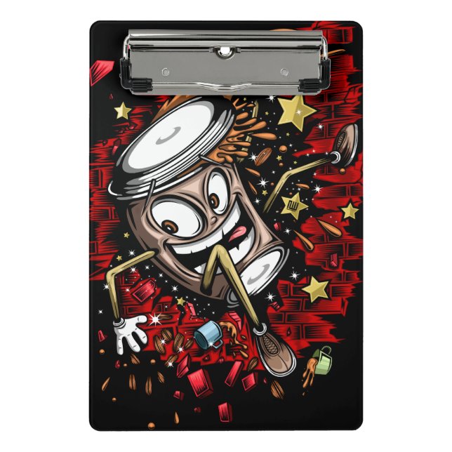 Mini Porte-bloc Bourse de café (Devant)