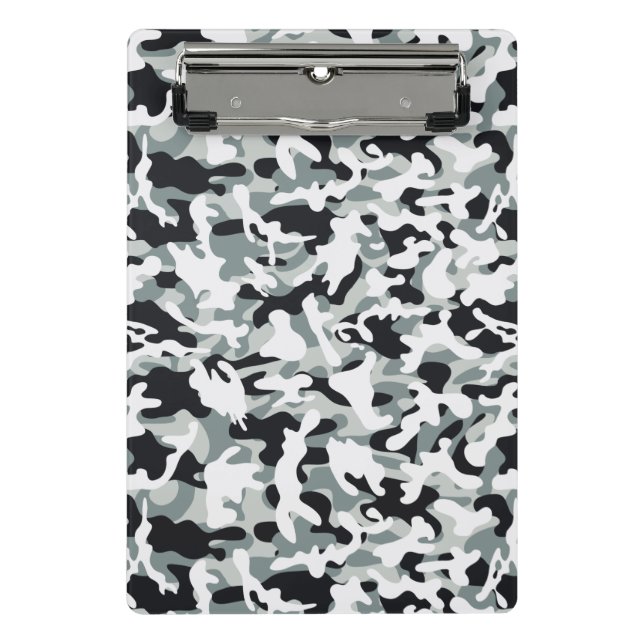 Mini Porte-bloc Camouflage de poussière de neige (Devant)