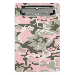 Mini Porte-bloc Camouflage rose et vert, Militaire, Armée