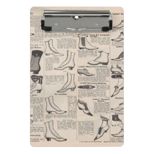 Mini Porte-bloc Catalogue publicitaire de chaussures anciennes