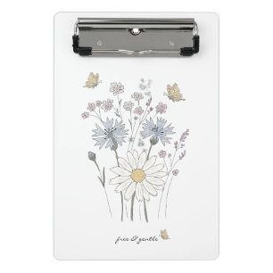 Mini Porte-bloc Champ vibrant de fleurs sauvages 