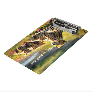 Mini Porte-bloc "Cheetah Mother and Cubs"