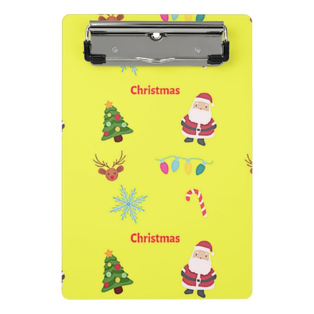 Mini Porte-bloc Christmas pattern (Devant)