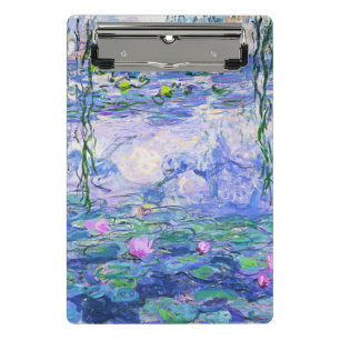 Mini Porte-bloc Claude Monet Water Lilie L'Art Impressionniste Fra