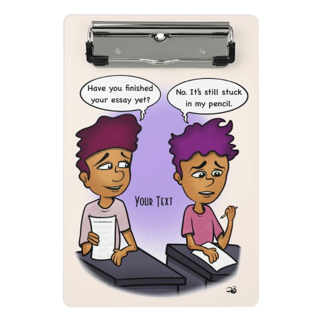 Mini Porte-bloc Coincé Dans Le Crayon (Devant)