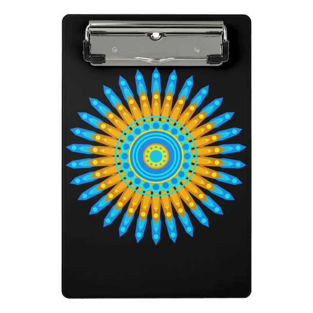 Mini Porte-bloc Conception géométrique Mandala Art Circle 48256 (Devant)
