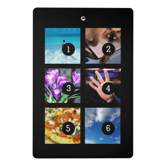 Mini Porte-bloc Concevez facilement votre propre collage photo ave (Dos)