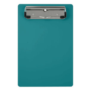 Mini Porte-bloc Couleur uni profond Aqua turquoise
