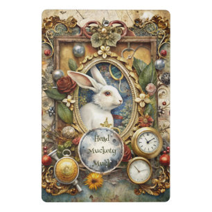 Mini Porte-bloc Créez votre propre lapin blanc fantaisiste