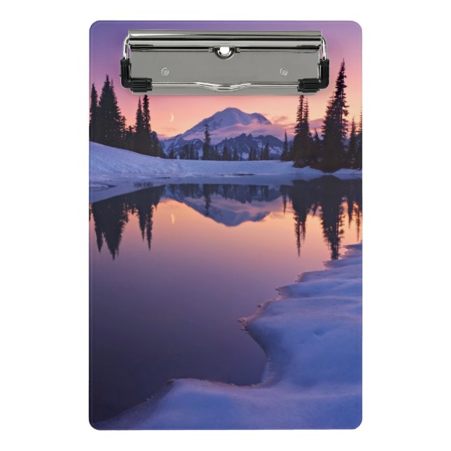 Mini Porte-bloc Crépuscule, Tarn et croissant de lune (Devant)