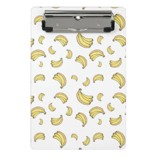 Mini Porte-bloc Cute Banana Pattern | Hand Drawn Banana Aesthetic 