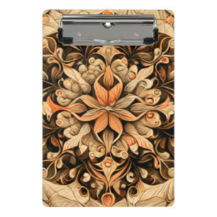 Mini Porte-bloc Décor Brown orange beige Arrière - plan esthétique
