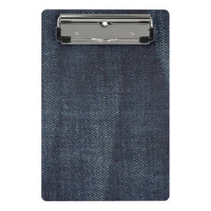 Mini Porte-bloc Denim fabric texture de jeans