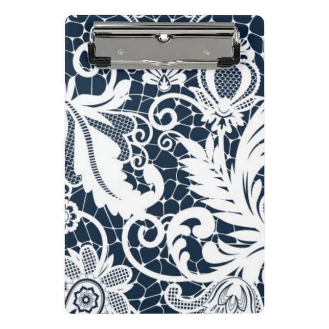 Mini Porte-bloc Dentelle blanche 2 (Devant)