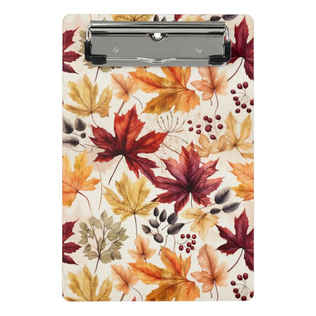 Mini Porte-bloc Dites-le avec les feuilles d'automne 3 - (Devant)