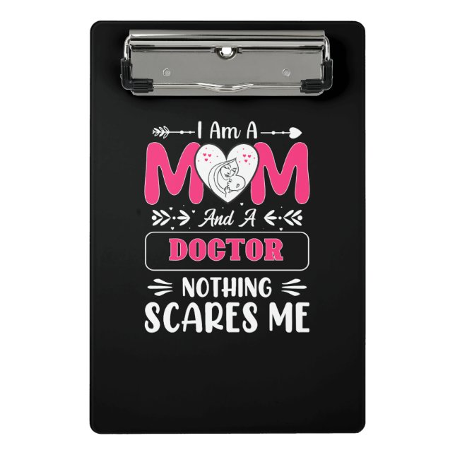 Mini Porte-bloc Docteur Maman, Drôle Docteur Maman (Devant)