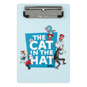 Mini Porte-bloc Dr Seuss Chat dans le logo du Casquette - Caract