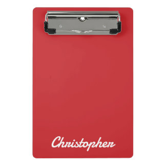 Mini Porte-bloc Elegant Light Red Minimalist Single Color