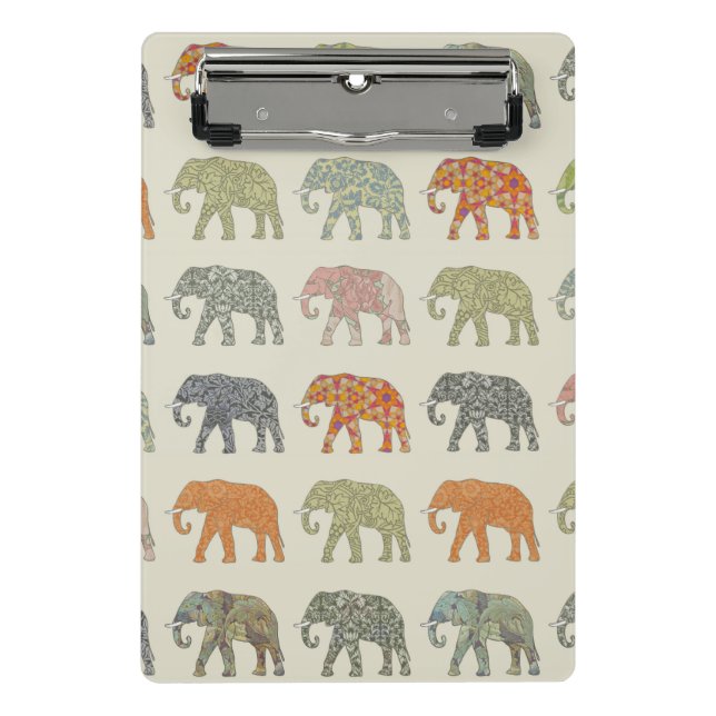 Mini Porte-bloc Élément Motif Animal Coloré Contemporain (Devant)