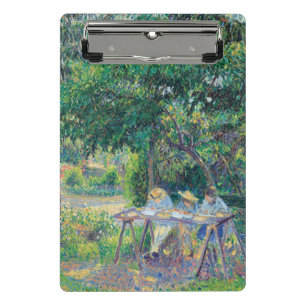 Mini Porte-bloc Enfants attablés dans le jardin Camille Pissarro