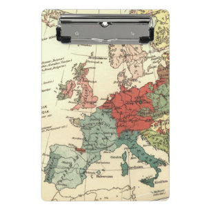 Mini Porte-bloc Europe Carte Pays Antique Mondiale