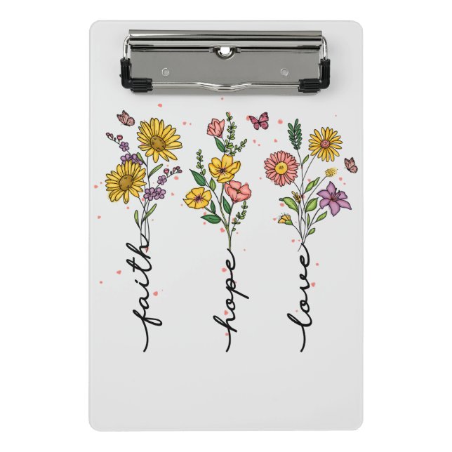 Mini Porte-bloc Foi-Espoir-Amour (Devant)